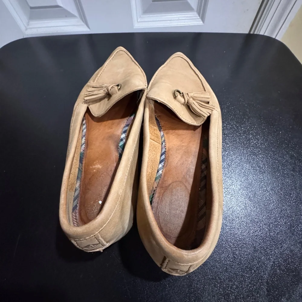 Sperry Tan Tassel leather Loafers size 10